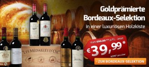 Goldprämierte Bordeaux-Selektion