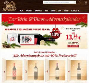 Wein & Vinos-Adventskalender