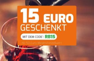 Weinvorteil 15 Euro Gutschein